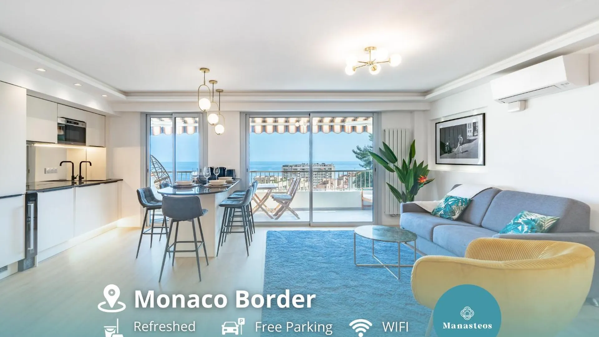 Baie De Monaco - Terrasse Vue Mer - Parking - Af Beausoleil